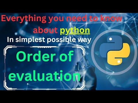 Order Of Evaluation In Python Expression Evaluation Operator Precedencepython Tutorialcomplete