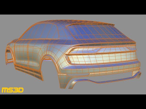 Audi RSQ8 Subdivision Modeling Course | MS3D