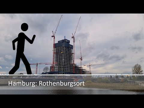 Der Geher in Hamburg: Rothenburgsort