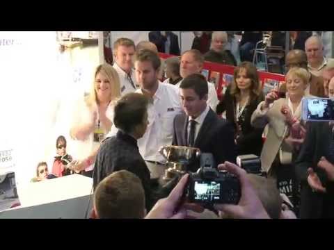 RYA Yachtmaster of the Year 2014 - Presented by HRH The Princess Royal to George Gillingham