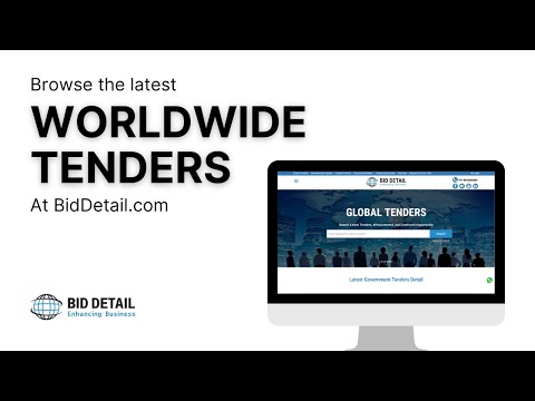 International Government Tender Website | Bid Detail