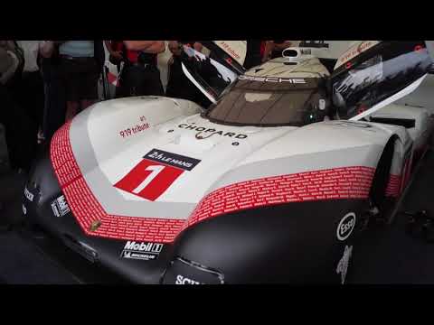 Thumbnail for Porsche 919 Hybrid Evo 2 0 litre V4 Turbocharged Hybridised 2018, Porsche Le Mans Legends, Silver Ju by Porsche 919 Hybrid
