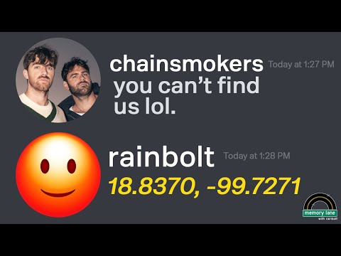 the chainsmokers challenged me | MEMORY LANE