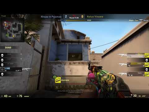 CS:GO POV Demo Na'Vi electronic (32/14) vs NiP (de_mirage)