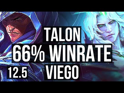 TALON vs VIEGO (MID) | 11/1/6, 66% winrate, Legendary | NA Diamond | 12.5