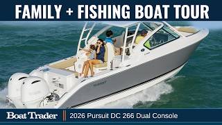 2026 Pursuit DC 266 Dual Console Walkthrough Boat Review