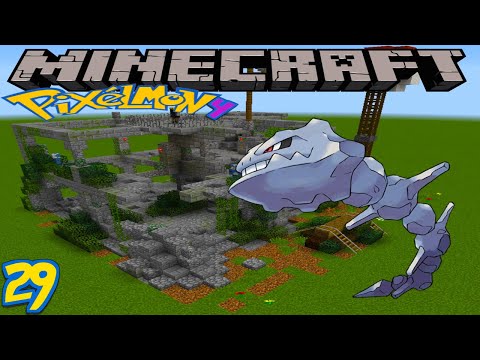 PIXELMON SURVIVAL LET'S PLAY! - "THE STEEL TYPE GYM" - EPISODE 29 - MINECRAFT POKEMON MOD