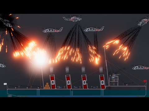 Helicopters attack warships - People Playground (26)