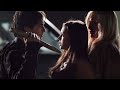 TVD 2x2 Damon Tries To Kill Caroline Elena And Stefan Stop Him Delena Scenes HD