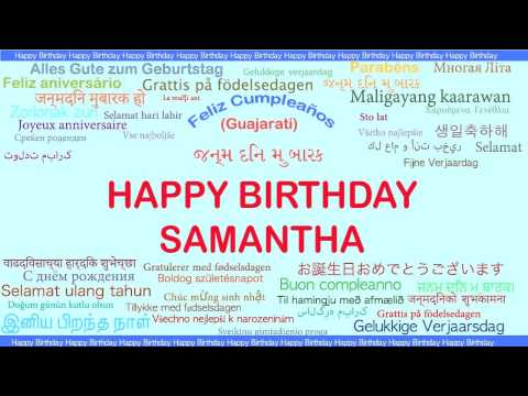 Samantha   Languages Idiomas - Happy Birthday