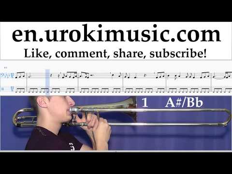Trombone lessons Ed Sheeran - Perfect Sheet Music Tutorial um-i352