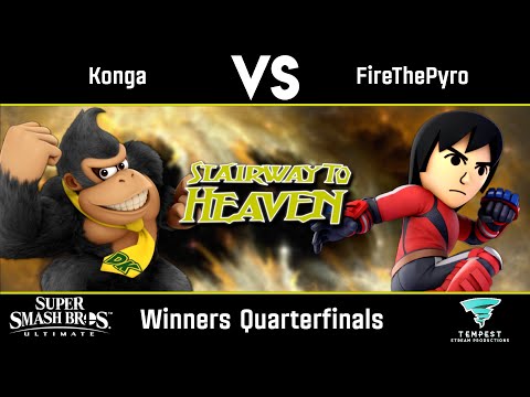 Konga (Donkey Kong) vs FireThePyro (Mii Brawler) - Winners Quarterfinals - Stairway to Heaven #41