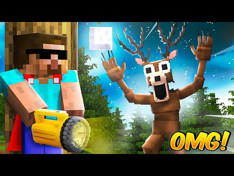 Surviving 99 Nights in Deadly Forest in Minecraft!