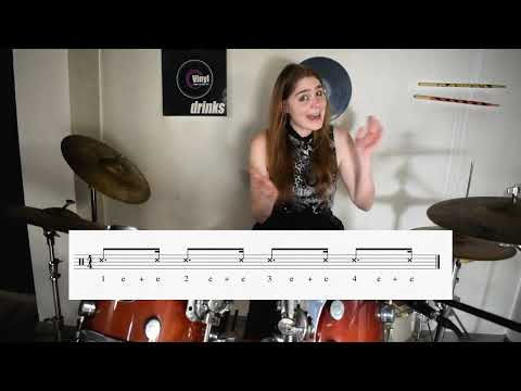 Die punktierte Note am Schlagzeug erklärt 🤓🥁 Mit Übungen für die punktierte Achtelnote und 16tel