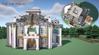 [マイクラ]ペールオークと棚を使った拠点の作り方[Minecraft][tutorial]