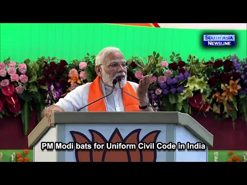 PM Modi bats for Uniform Civil Code in India