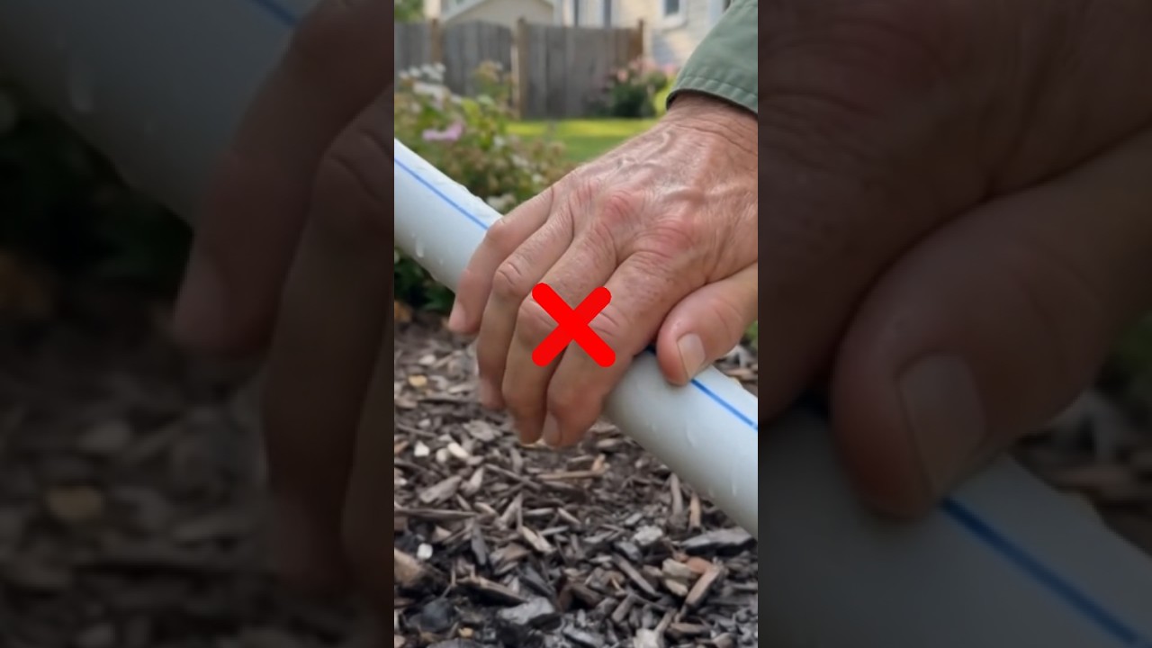 Don't Cut That Pipe! The 10-Second Leak Repair Trick 🤯 #gardenhack  ​#DIYRepair