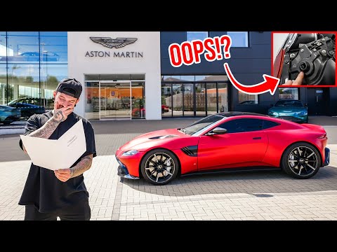 ASTON MARTIN INSPECTED THE WRECKED 2019 VANTAGE I REBUILT