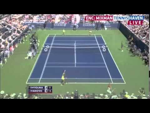 Ivanovic vs Svitolina US Open 2012 highlights