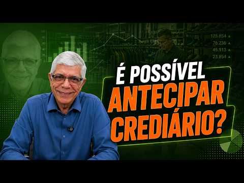 É possível antecipar recebíveis de vendas no Crediário?