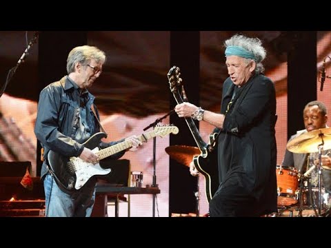 Keith Richards & Eric Clapton Perform “Sweet Little Rock ‘n Roller” at the 2013 Crossroads Festival
