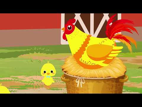 Găinușa Gălbenușa - cântece animate pentru copii de la Clopoțelul Magic