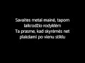 Domas - Post Scriptum (Lyrics) 