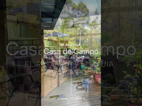 Se alquila finca en El Retiro, Antioquia, vereda Pantanillo