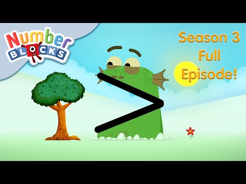 Blockzilla 🦖 | Full Episode - S3 E2 | Learn to Count - Numberblocks