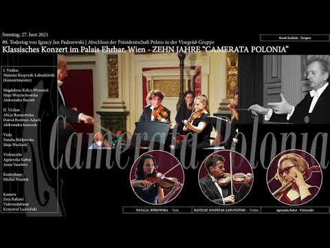 CAMERATA POLONIA -  Sinfonie für Streicher g-Moll, Op. 5 Nr. 6, Johann Adolph Hasse (1699-1783)
