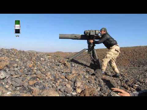 استهداف دبابة على جبهة سلطانة ريف دمشق الغربي من قبل لواء العز