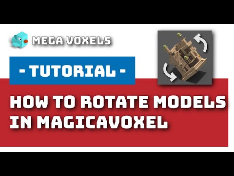 How to Rotate Models in MagicaVoxel - Voxel Art Tutorial