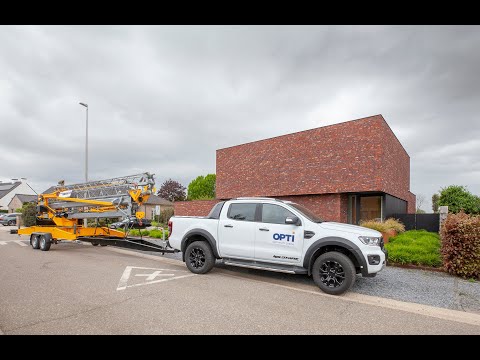 OPTI crane - Optimum crane ! Easy to transport, easy to set up, easy to operate.