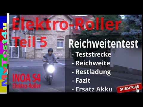 E-Roller Reichweitentest - Werbung und Wirklichkeit !