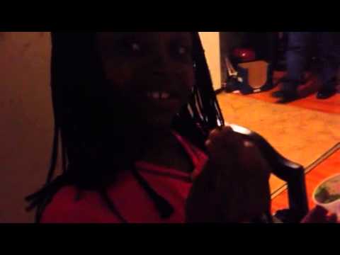 Nadirah tasting wasabi