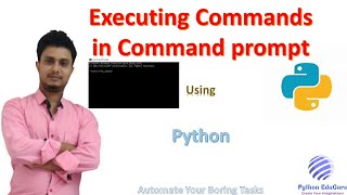 Executing Commands in CMD using Python || Multiple commands in one line in command prompt
