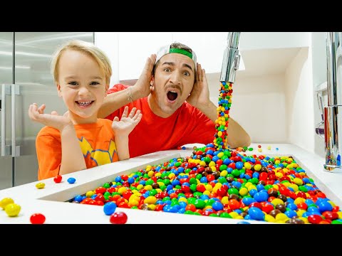 Веселые детские приключения с волшебным краном