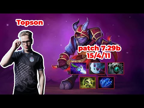Topson Riki Mid - DOTA 2 7.29b - MMR rank - Dota2 Gameplay [Learn To PRO dota2]