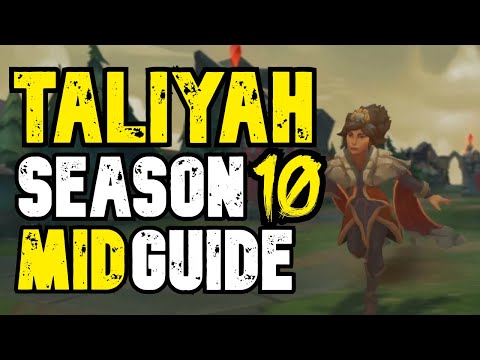 Season 10 Taliyah Mid Guide - Best Builds & Runes - Taliyah Gameplay Tutorial w/ GLP & Twin Shadows.