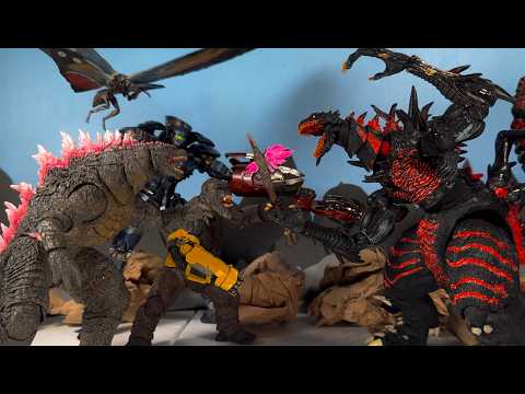 EVOLVED GODZILLA vs SINISTER SHIN GODZILLA | PART 4 | stop motion battle