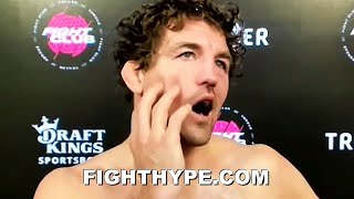 BEN ASKREN IMMEDIATE REACTION TO KNOCKOUT LOSS TO JAKE PAUL: