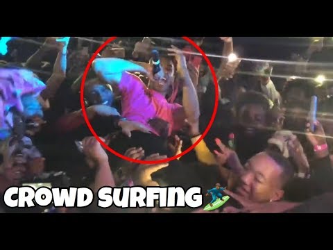 DDG CROWD SURFING FOR THE FIRST TIME!! (HE PREFORMED A UNRELEASED SONG)