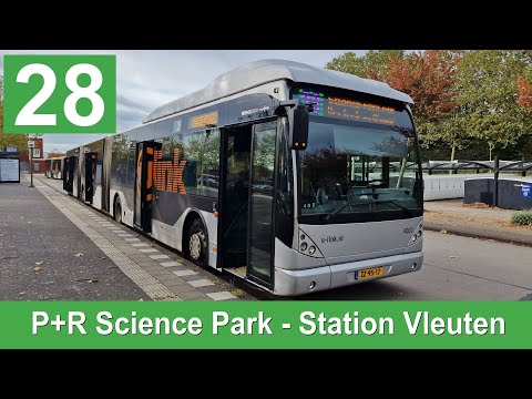 U-OV lijn 28: P+R Science Park - Station Vleuten | U-Link | Qbuzz 4207 | 2024