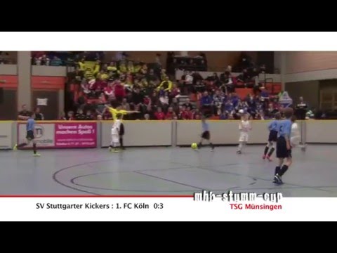 1. FC Köln U9 vs. Stuttgarter Kickers U9 Endspiel beim MHB Stumm Cup 2012 Jugend Fußballtalent e U10