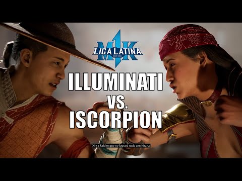 MK1: ILLUMINATI VS ISCORPION | KUNG LAO VS LI MEI, CAGE | LIGA LATINA MEXICO