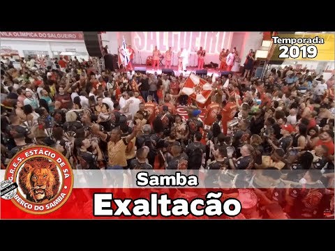 Estácio de Sá samba exaltação - Bateria no Salgueiro Convida - Apoteose ao vivo - #SC19 HD
