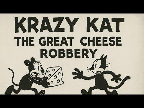 Krazy Kat | The Great Cheese Robbery | 1920 | Animation | Comedy | Slapstick | Short Film