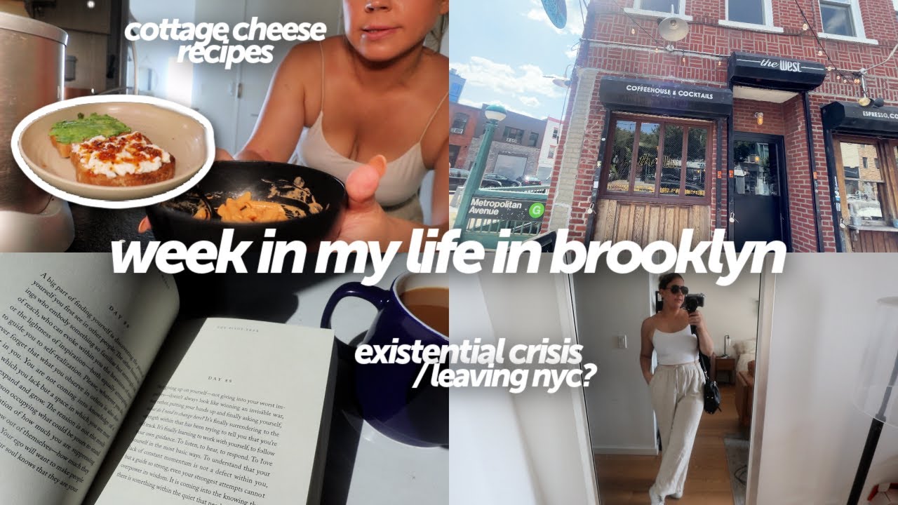WEEK IN MY LIFE: LEAVING NYC THOUGHTS, NIGHTTIME SKINCARE, TRYING COTTAGE CHEESE RECIPES & MORE!