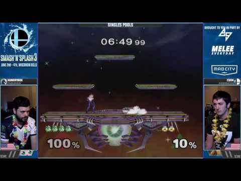 Smash 'N' Splash 3 - Hungrybox (Jigglypuff) vs. Cuda (Sheik) - Round 2 Pools