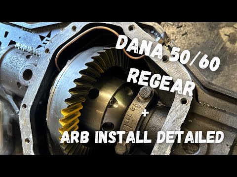 Superduty Dana 50/60 Regear & ARB install detailed